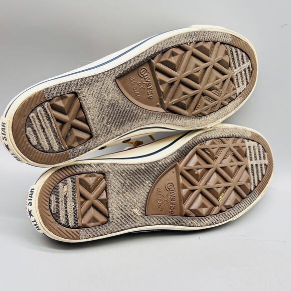 Converse Shoes Women 6 White Tan Chuck Taylor All Star Shoreline Slip On Sneaker - Picture 9 of 10